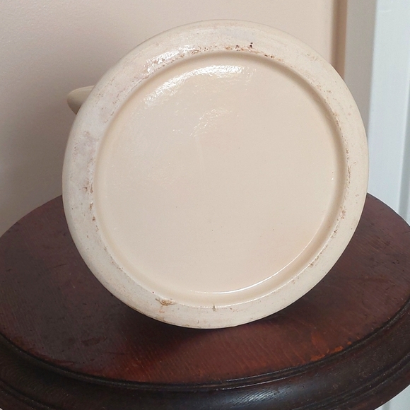 Vintage Chocolate Pot Tulip Slip Ware Hand Painted 1940s-50s - Picture 5 of 6